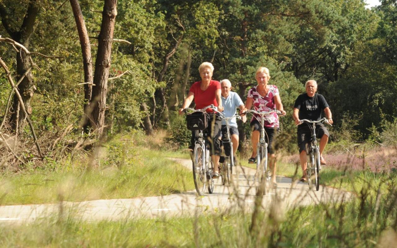 Vila Sfeervolle Chalet Met Terras, H14 De Veldkamp, Epe, Voor 4 Personen Exteriér fotografie